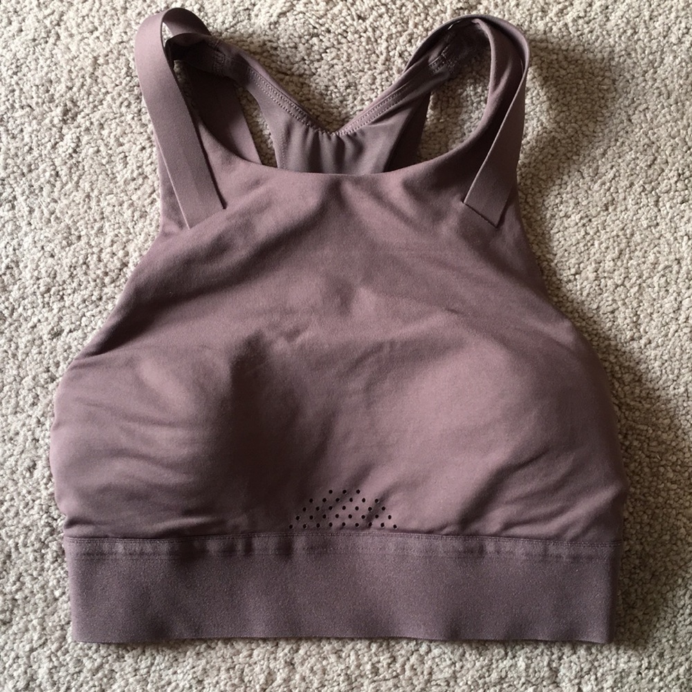 Lululemon Dark Purple/Brown Soul Cycle Sports Bra